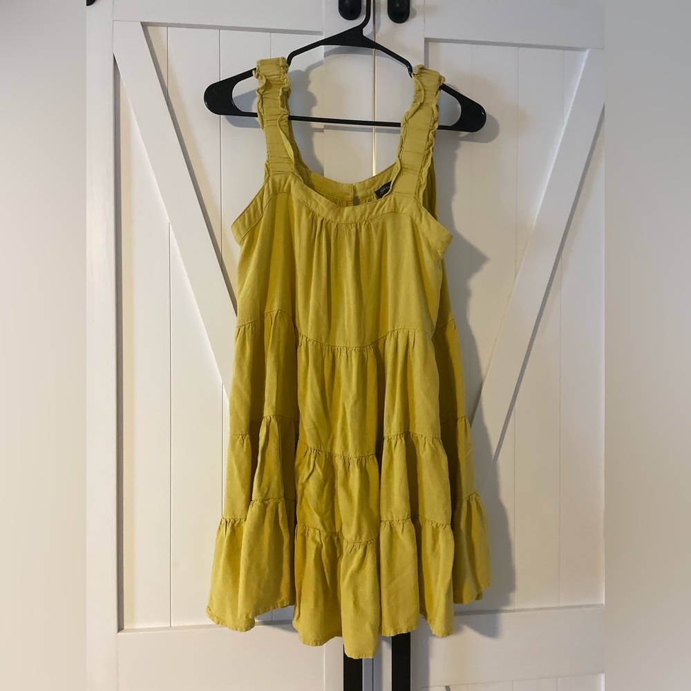 Shinestar Flowy Yellow Dress